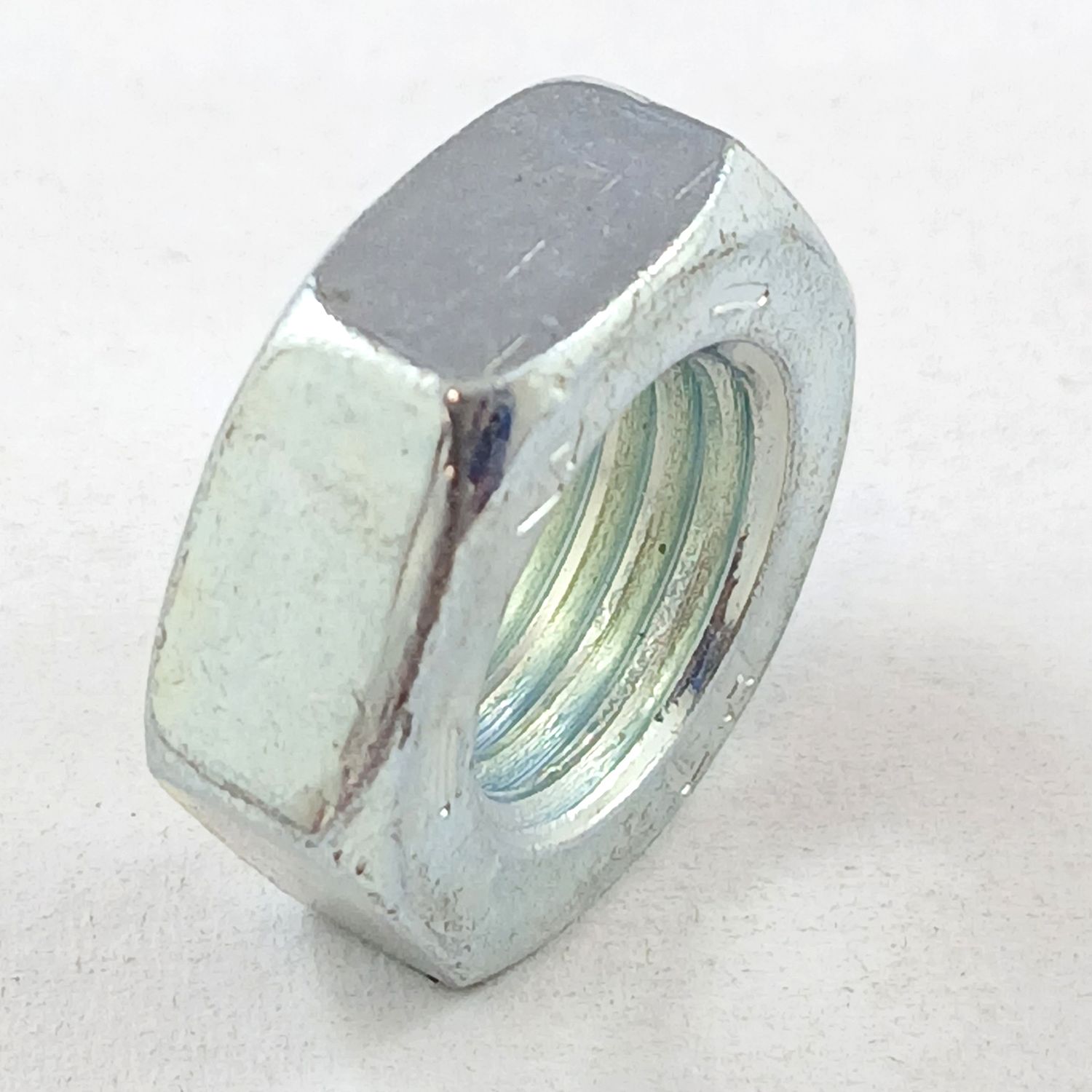 7/16" UNF Left Hand Jam Nut - Steel