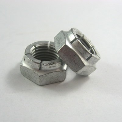 3/8" UNF Thin Flexloc Nut - Steel