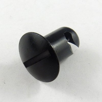 7/16" Black Steel Oval Head Quarter Turn Fastener