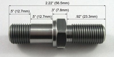Sprintcar Screw In One Nut Stud Shock Bolt