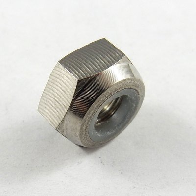 1/4"-28 UNF Titanium Nylon Insert Lock Nut