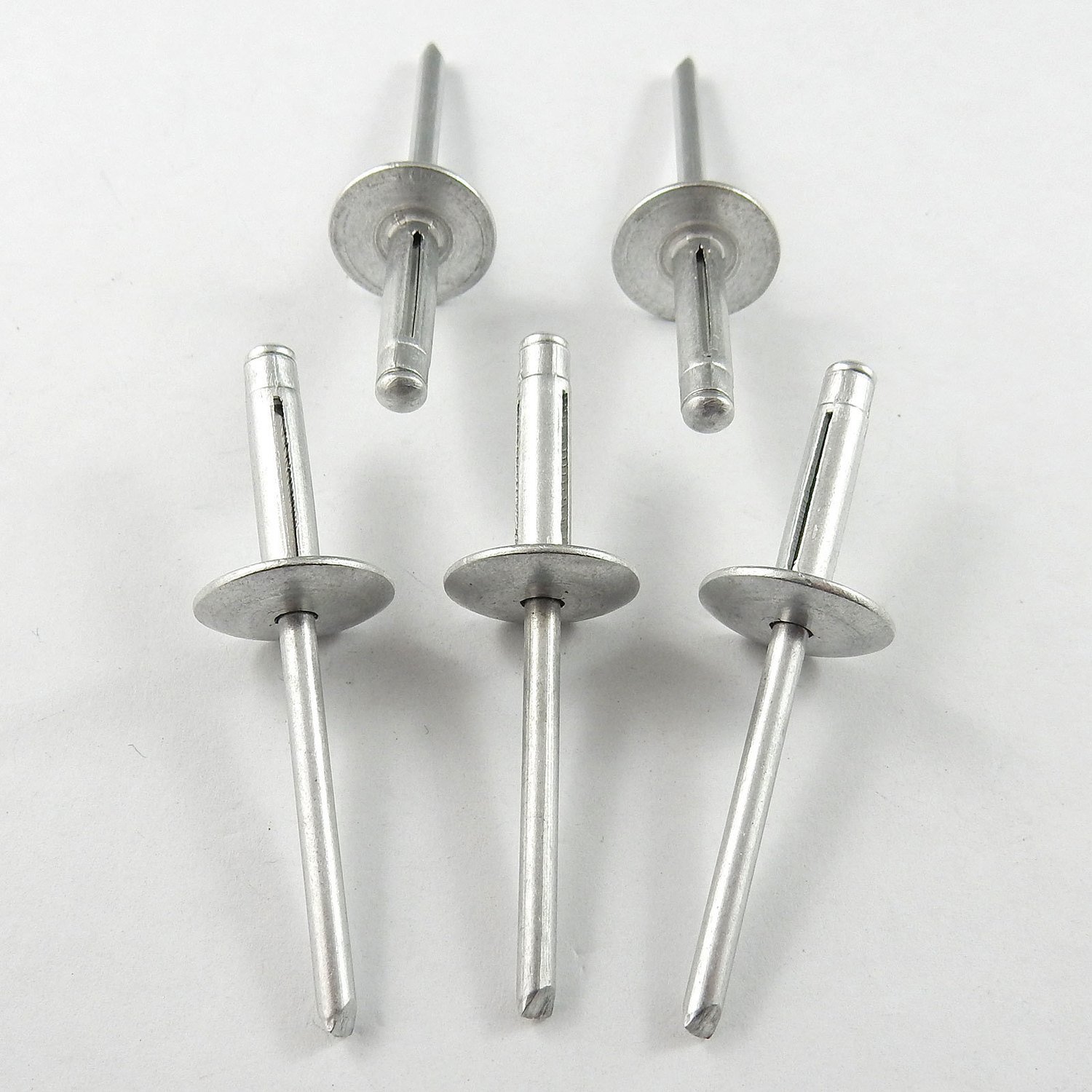 thumbnail image 2 of 250pk Red 3/16" Large Head Banana Peel Aluminum Pop Rivets – Edge Performance 2 of 2