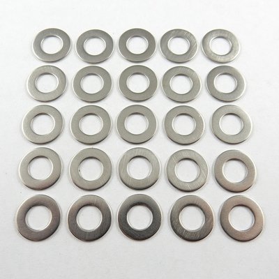 1/4" Thin Stainless Steel AN Washer - 25 Pack