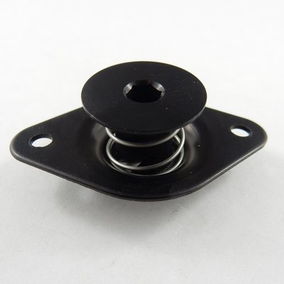 7/16" Black Allen Head Self-Ejecting Aluminium Quarter Turn Fastener