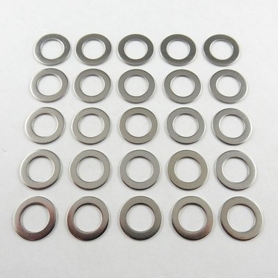 3/8" Thin Stainless Steel AN Washer - 25 Pack