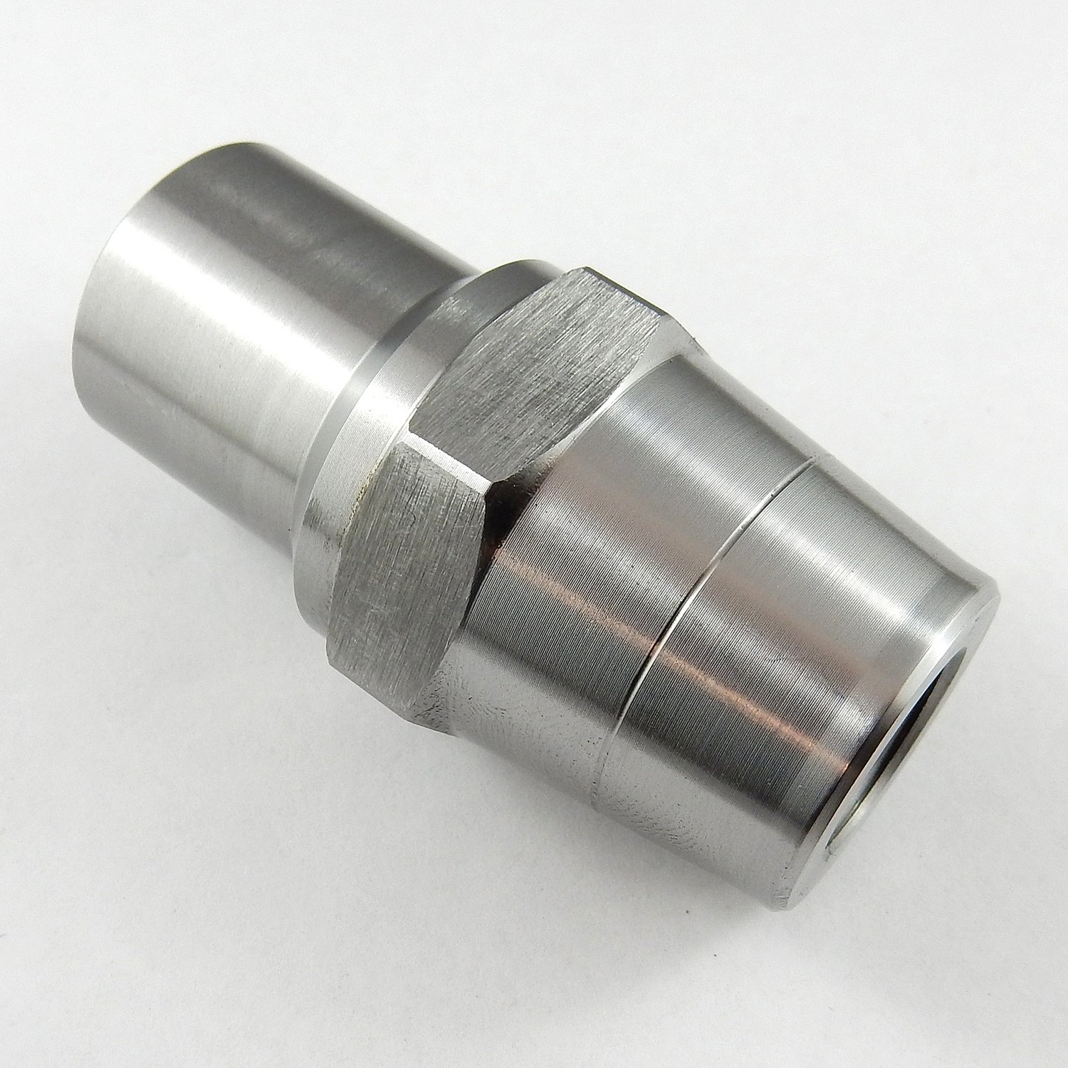 5/8" UNF Weld In Bung with Hex for 1-1/4" OD Tube - Left Hand Thread