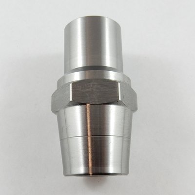 5/8" UNF Weld In Bung with Hex for 1-1/4" OD Tube - Left Hand Thread