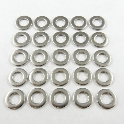 1/4" Stainless Steel AN Washer - 25 Pack