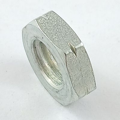 M8 (8MM) Left Hand Thin Jam Nut - Steel - 10 Pack