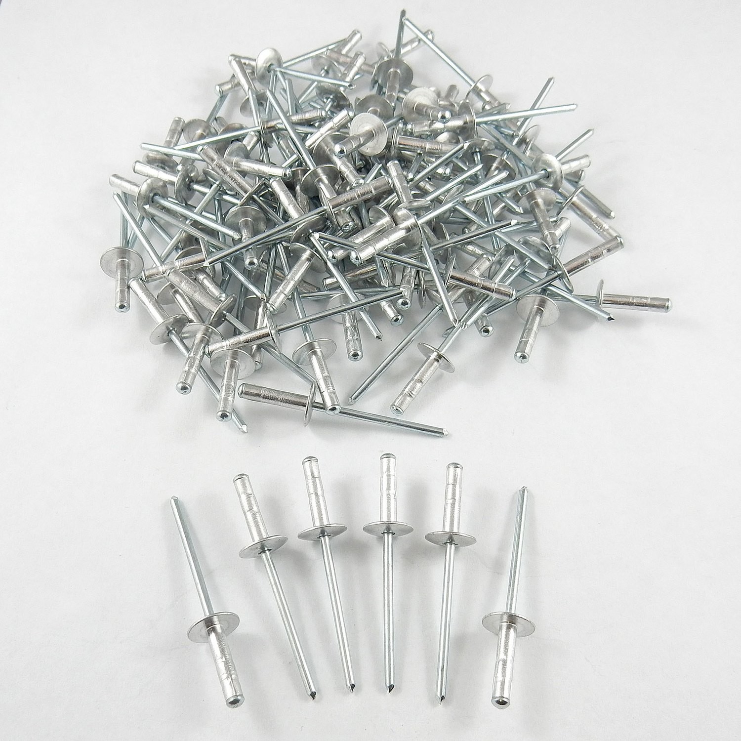 1/8" Large Head Multi Grip Rivet - 100 Pack