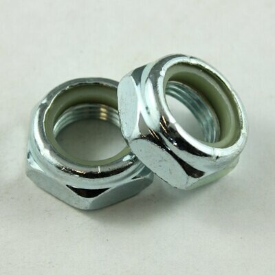 5/8" UNF Nylon Insert Locknuts - Thin - 10 Pack