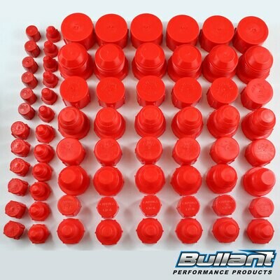 AN Plastic Caplug Cap & Plug Set - 72 Pack