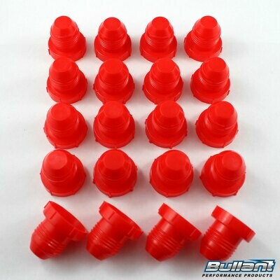 -8 AN Plastic Plug Kit - 20 Pack