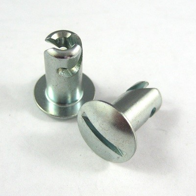 5/16" Steel Oval Head Quarter Turn Fastener