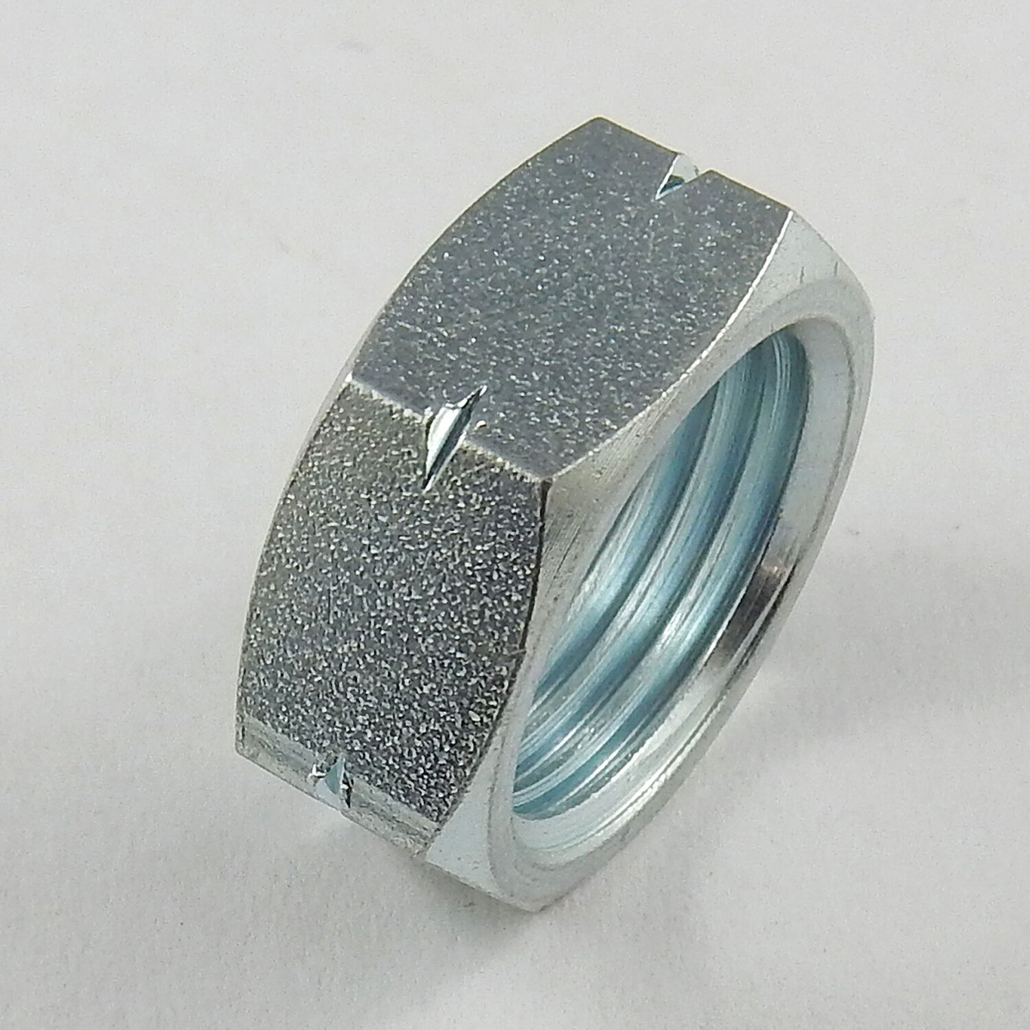 5/8 5/8" UNF Left Hand Jam Nut - Lightweight Steel