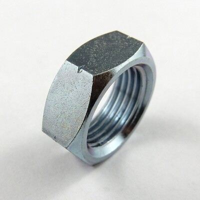 3/4 3/4" UNF Left Hand Steel Jam Nut - 15/16" Wrenching