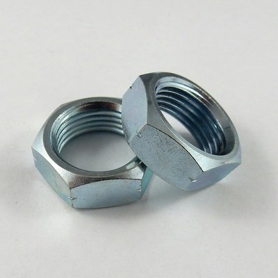 3/4" UNF Left Hand Steel Jam Nut - 15/16" Wrenching