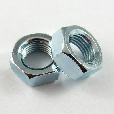 1/2" UNF Right Hand Jam Nut - Steel