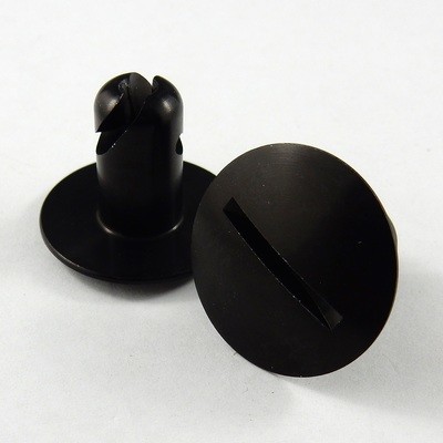 7/16" Black Aluminium Oval Big Head Quarter Turn Fastener