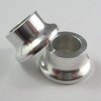 1/2" x 1/2" Tapered Spacer - Aluminium