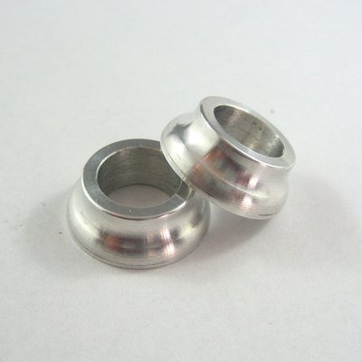 3/8" x 1/4" Tapered Spacer - Aluminium