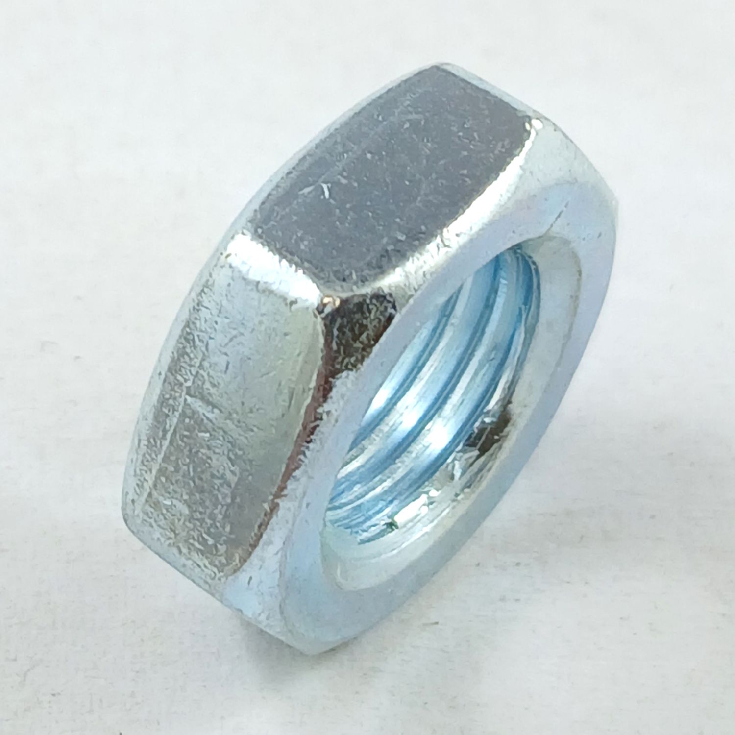 7/16" UNF Right Hand Jam Nut - Steel