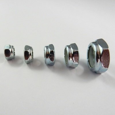 125 Piece UNF Thin Nylon Locknut Kit