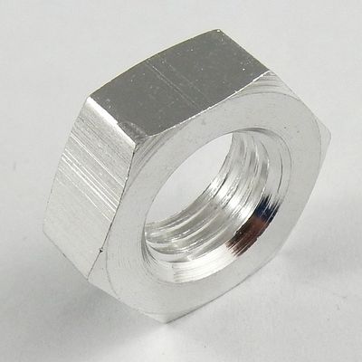 7/16" UNF Jam Nut - Aluminium