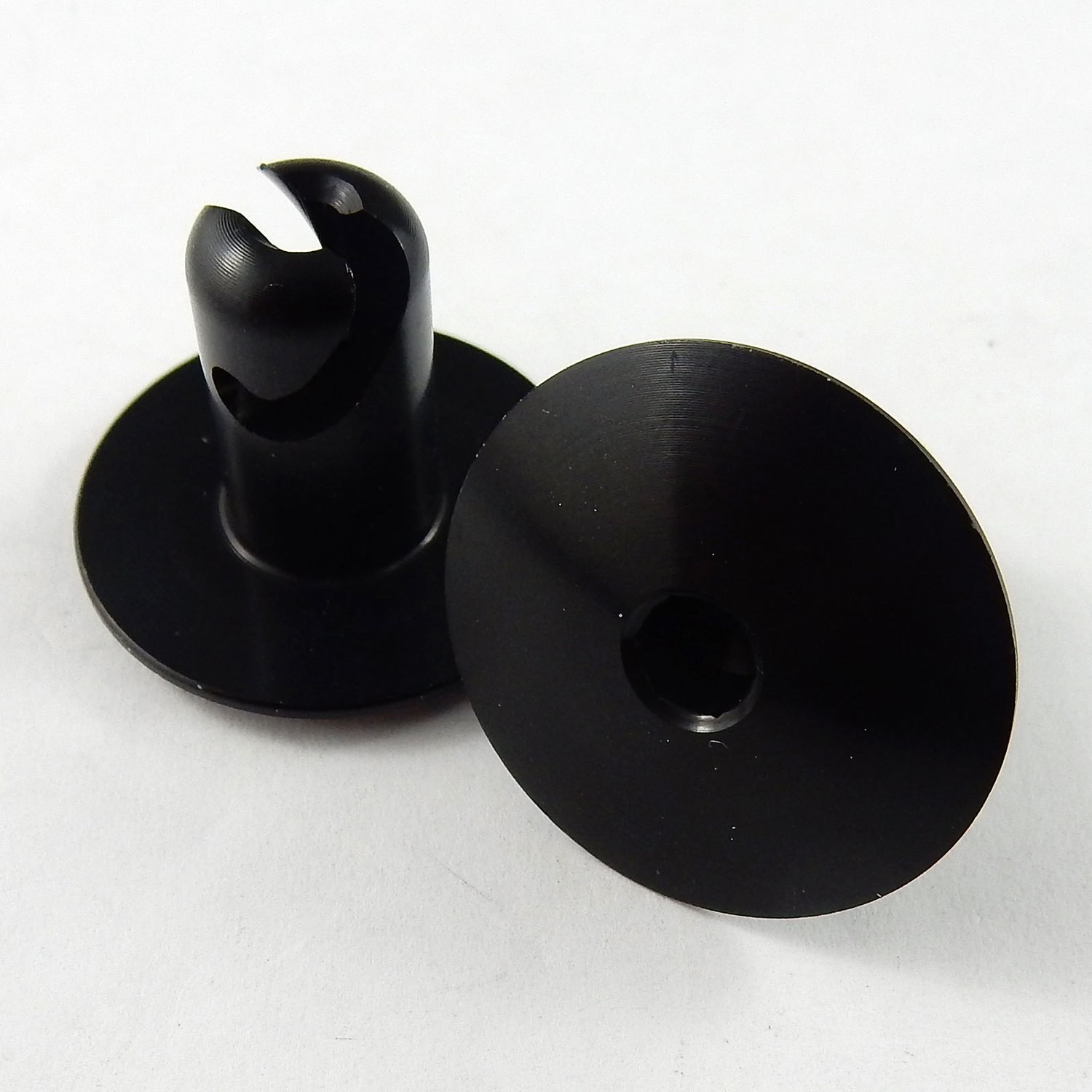 7/16" Black Aluminium Big Allen Head Quarter Turn Fastener