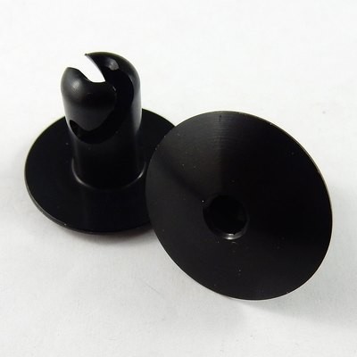 7/16" Black Aluminium Big Allen Head Quarter Turn Fastener