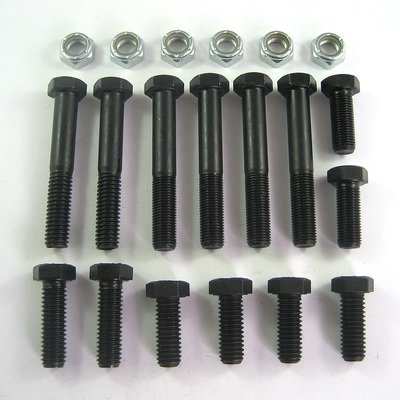 Engine & Motor Plate Bolt Kit - Grade 8 Steel