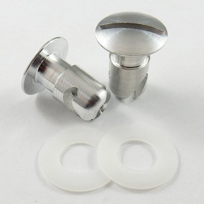 7/16" Aluminium Undercut Oval Head Quarter Turn Fastener