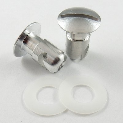 7/16" Aluminium Undercut Oval Head Quarter Turn Fastener