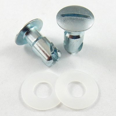 1/4" Steel Undercut Oval Head Quarter Turn Fastener