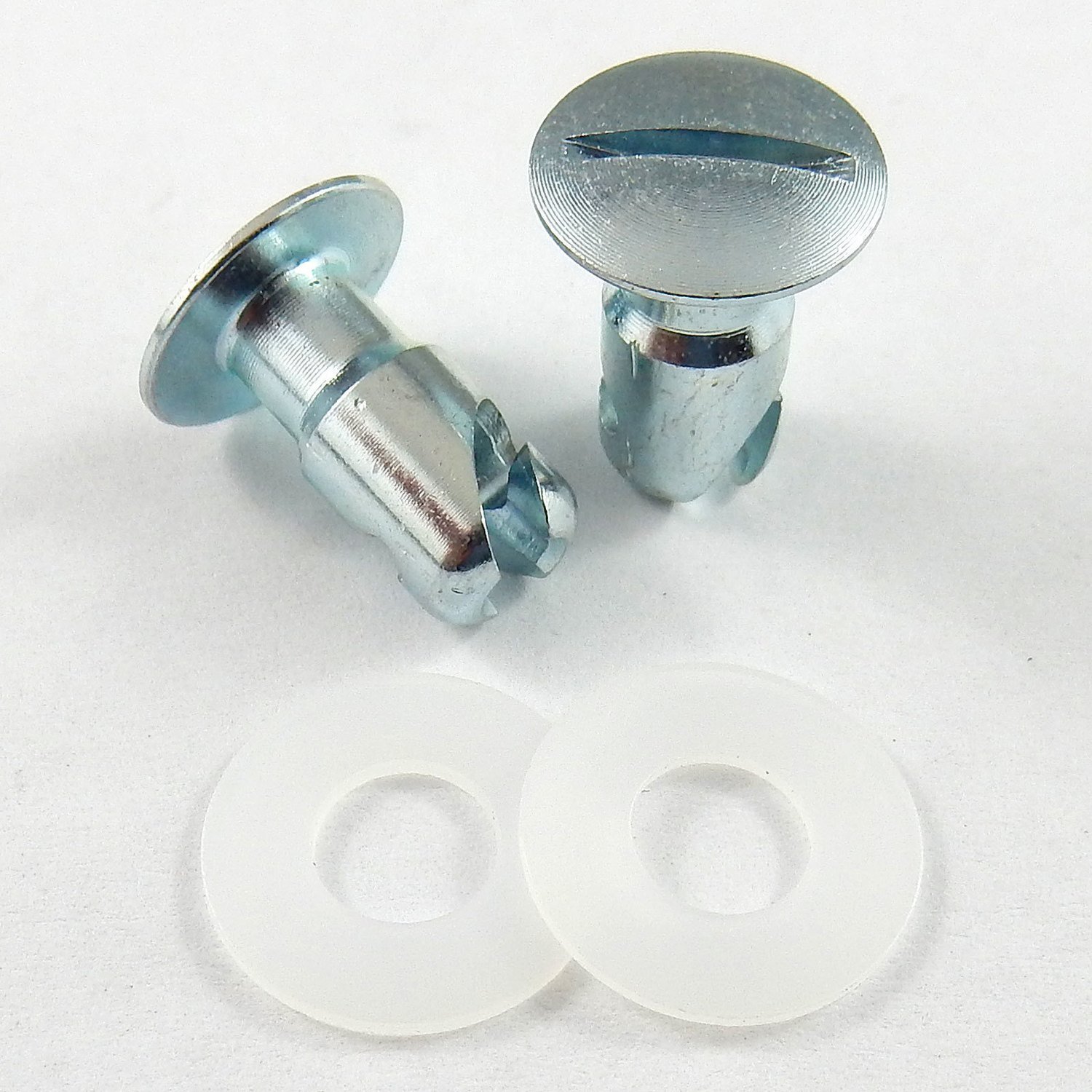 1/4 1/4" Steel Undercut Oval Head Quarter Turn Fastener
