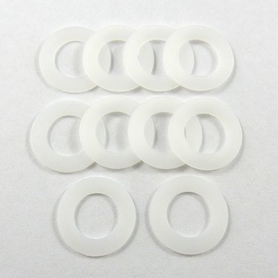 Nylon Washers for 7/16" Undercut Quarter Turn Fastener - 10 Pack