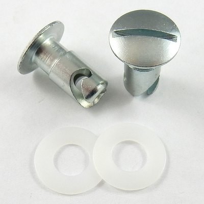 5/16" Steel Undercut Oval Head Quarter Turn Fastener