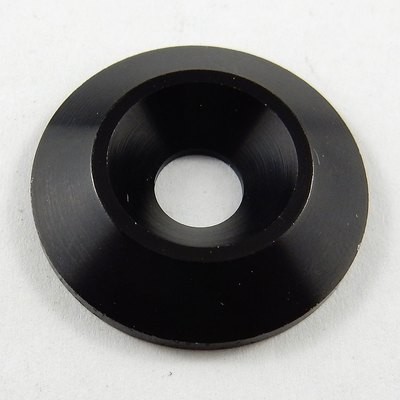1" Black Aluminium Countersunk Panel Washer