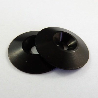 1-1/4" Black Aluminium Countersunk Panel Washer