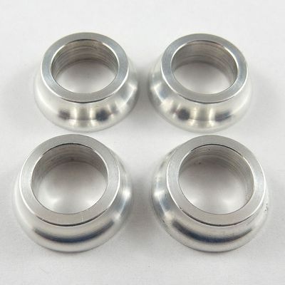7/16" x 1/4" Tapered Spacers - Aluminium - 4 Pack