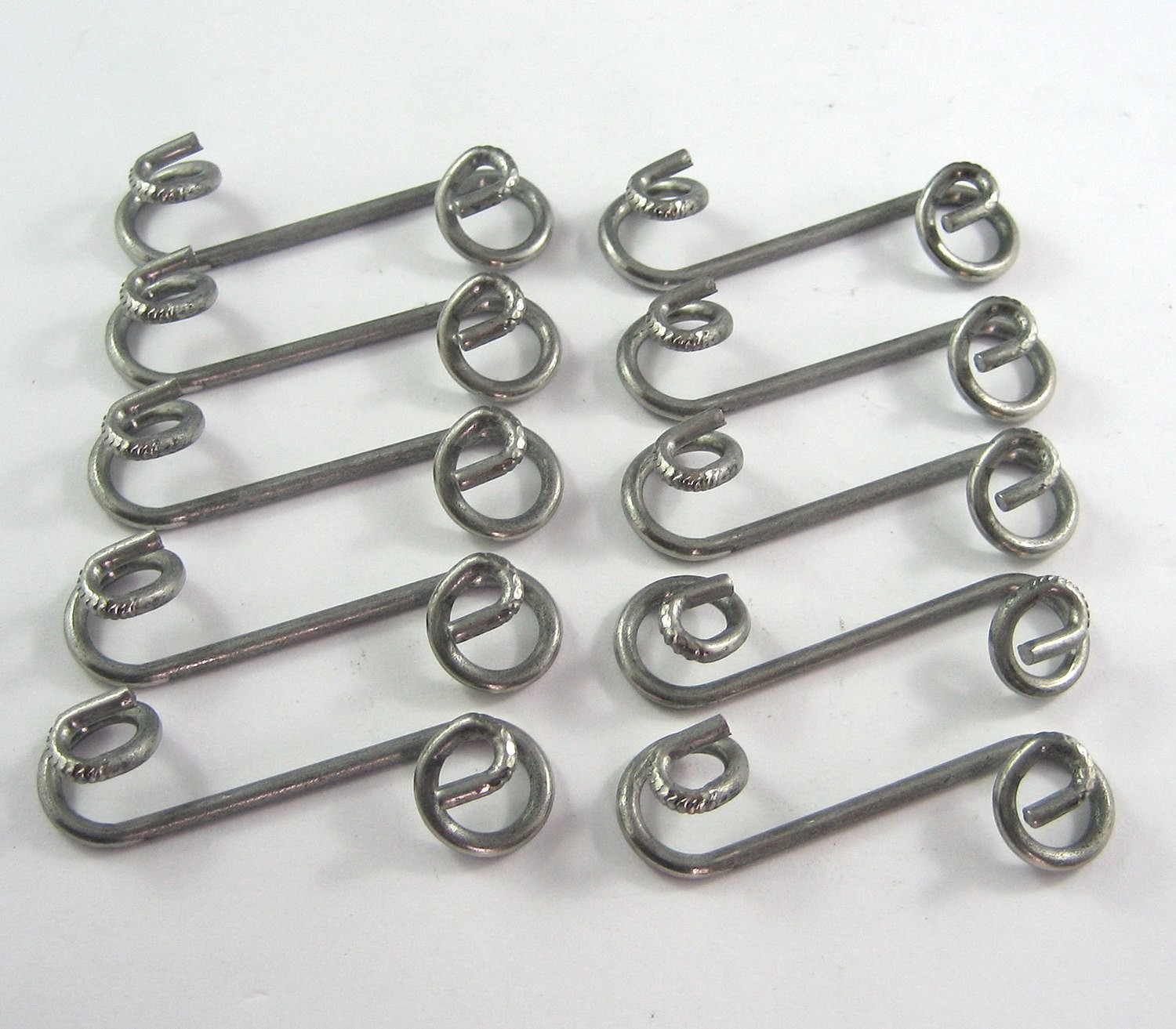 1-3/8" Quarter Turn Fastener Stainless Steel Spring - 10 Pack