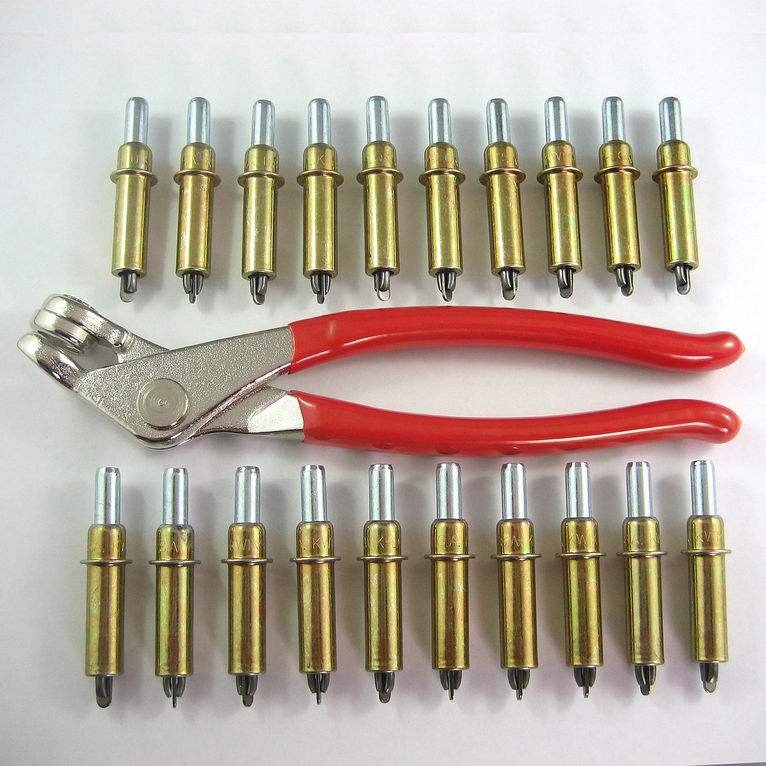 3/16 3/16" Kwik-Lok Cleco Kit & Pliers - 20 Pack