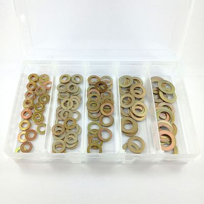 145 Piece Thin Steel Flat AN Washer Kit