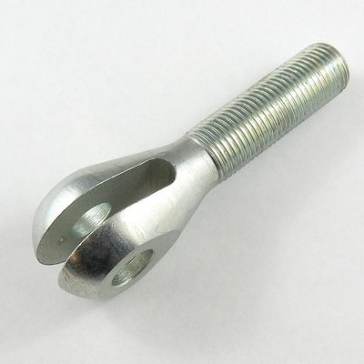 QA1 3/8 QA1 3/8" Bore x 1/2" Left Hand Thread Steel Clevis