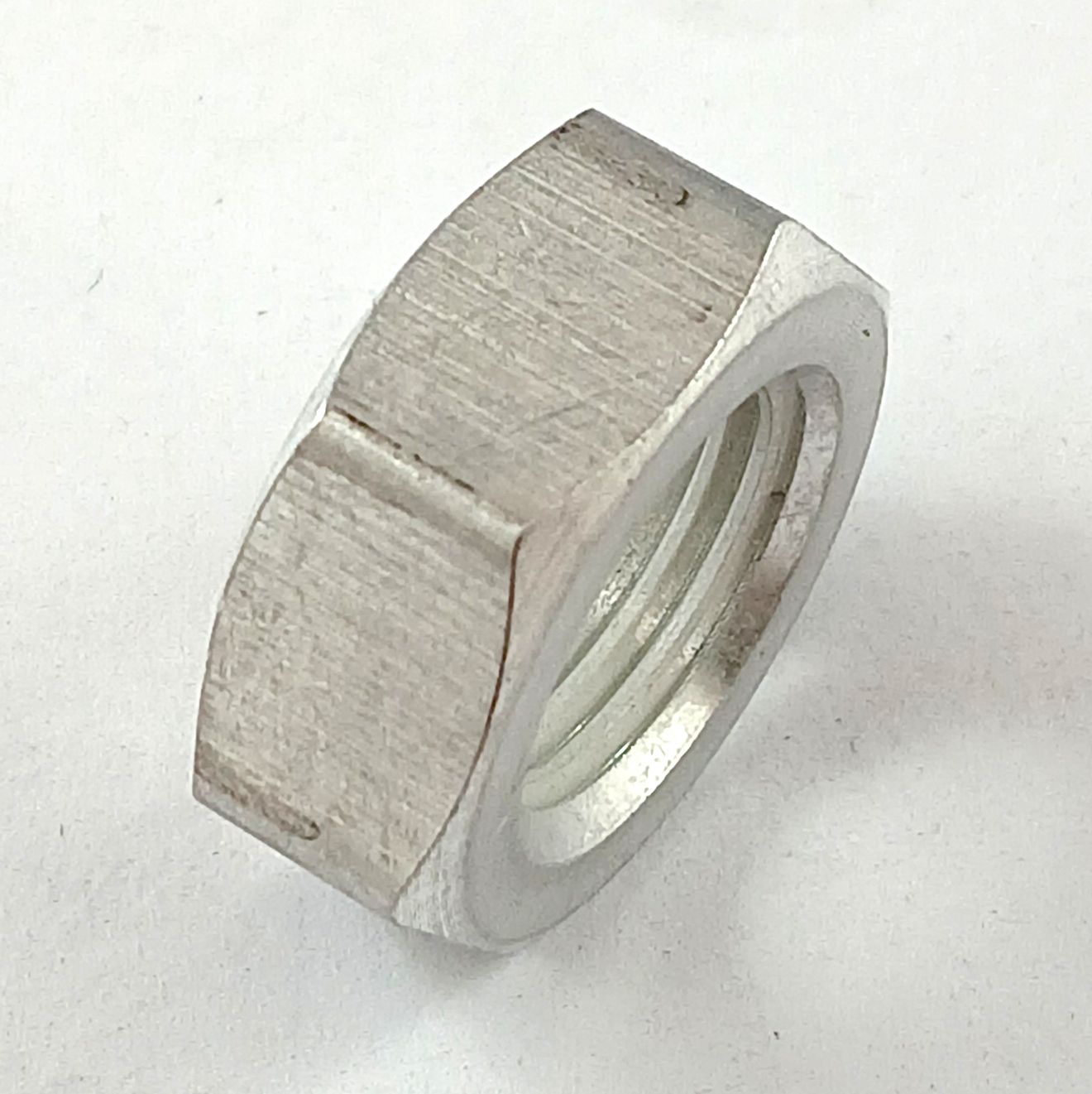 1/2 1/2" UNF Jam Nut - Aluminium