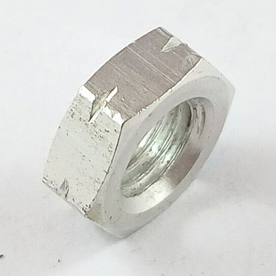 5/16" UNF Left Hand Jam Nut - Aluminium