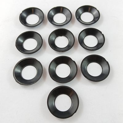 Quarter Turn Dzus Fastener Washers - Black - 10 Pack