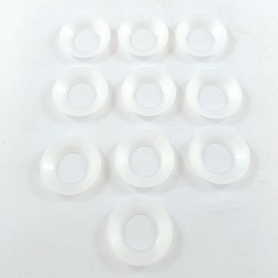 Quarter Turn Dzus Fastener Washers - Clear - 10 Pack