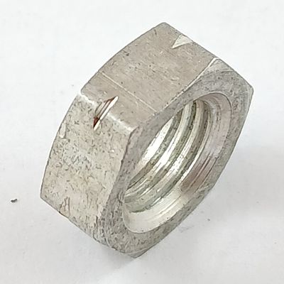 3/8" UNF Left Hand Jam Nut - Aluminium