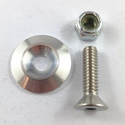 1" Aluminium Countersunk Panel Washer With Nut & Bolt